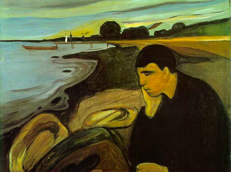 Melancolía, Edvard Munch, 1895.