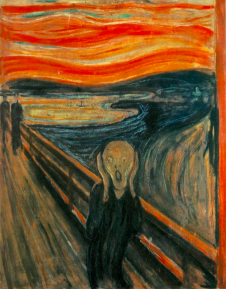 El grito, Edvard Munch, 1893.