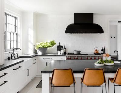 Blanco y Negro Rustico con Toques Escandinavos