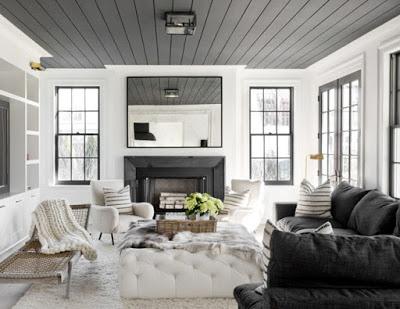 Blanco y Negro Rustico con Toques Escandinavos