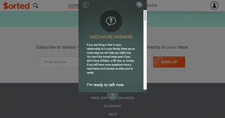 Esta organización ha creado una web que no deja rastro para ayudar a mujeres maltratadas