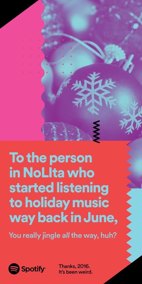 Spotify utiliza los datos más raros de sus usuarios en esta divertida campaña