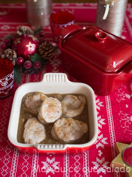 Solomillo al Pedro Ximenez con dátiles y pasas. Receta de Navidad