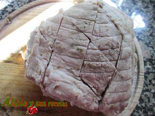 PALETA DE CERDO GLASEADA A LA NARANJA