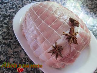 PALETA DE CERDO GLASEADA A LA NARANJA