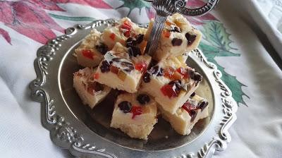 Turrón Navideño de Chocolate blanco