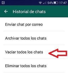 historial chats whatsapp