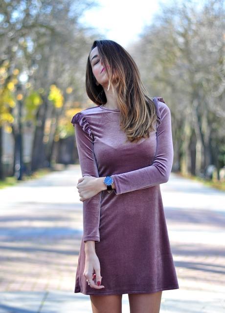 LOOK DE NAVIDAD: VESTIDO DE TERCIOPELO + SHOK BOOTS