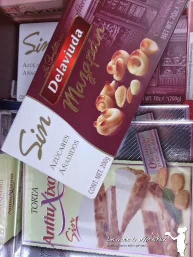 Dulces navideños bajos en calorías.