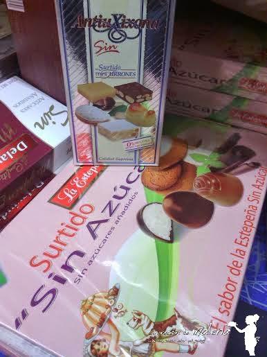 Dulces navideños bajos en calorías.