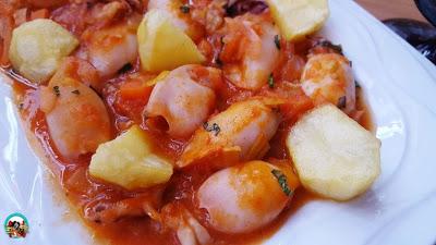 Chipirones en salsa