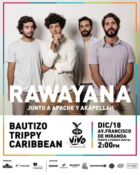 Rawayana lanza su disco ‘Trippy Caribbean’ con un concierto en la avenida Francisco de Miranda