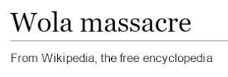 Masacres & wikipedias