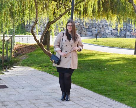 Outfit of the Day ~ Falda de tubo + Blusa botella