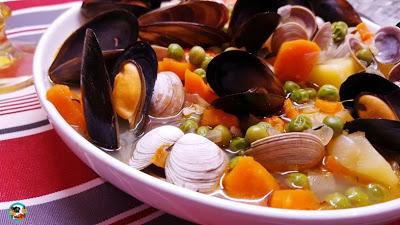 Mejillones a la jardinera