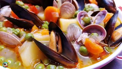 Mejillones a la jardinera