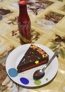 TARTA DE CHOCOLATE Y COCA-COLA EN MICROONDA