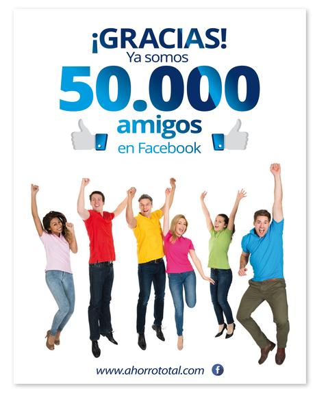 ¡¡ Ya somos 50.000 amigos en Facebok !!