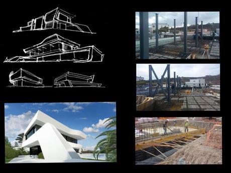 NUEVAS IMÁGENES DE OBRA DEL PROYECTO DE VIVIENDA UNIFAMILIAR EN LA COSTA MEDITERRÁNEA DISEÑADO POR A-CERO