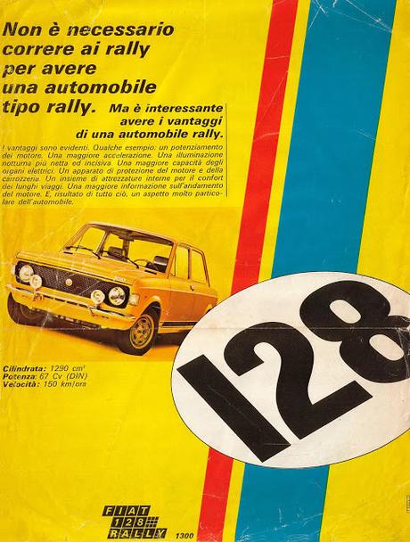 El Fiat 128 Rally de 1971