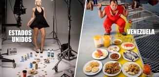 Esta es la cantidad de CALORÍAS que consumen algúnas personas en 20 países del mundo ¡La #3 es una locura!