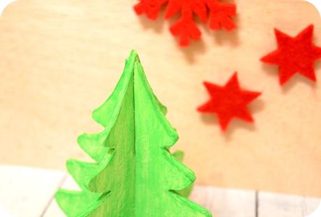 DIY: Arbol de navidad de arcilla