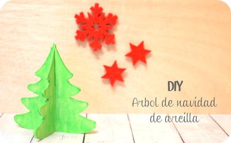 DIY: Arbol de navidad de arcilla