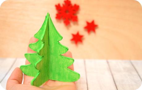 DIY: Arbol de navidad de arcilla