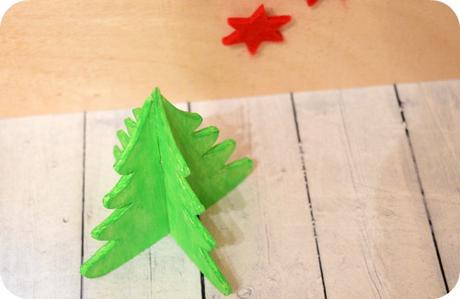DIY: Arbol de navidad de arcilla