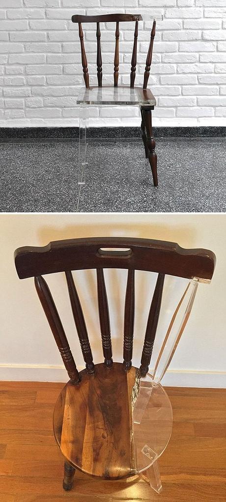 Reparaciones curiosas que mejoran los objetos dañados