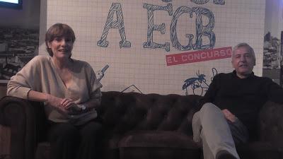 Encuentro con Anabel Alonso por el programa de Tnt, Yo fui a la Egb