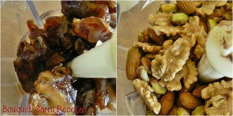 Recetas de Navidad. Bocaditos de frutos secos y dátiles (sin gluten y sin cocción)