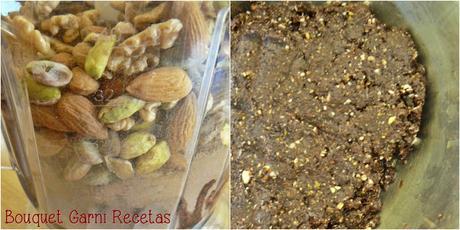 Recetas de Navidad. Bocaditos de frutos secos y dátiles (sin gluten y sin cocción)