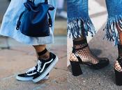 Tendencia calcetines rejilla