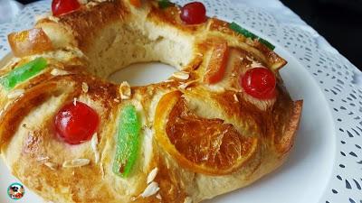 Roscón clásico de Reyes