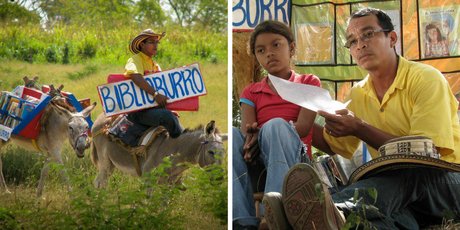 Librería ambulante: el Biblioburro en Colombia
