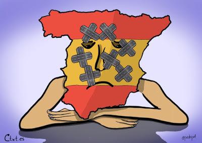 A la puta calle, el autorretrato de Cebrián y las fotos rotas o quemadas del rey.