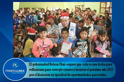 En Huaura: NELSON CHUI COMPARTIÓ CON LOS NIÑOS QUE MENOS TIENEN…