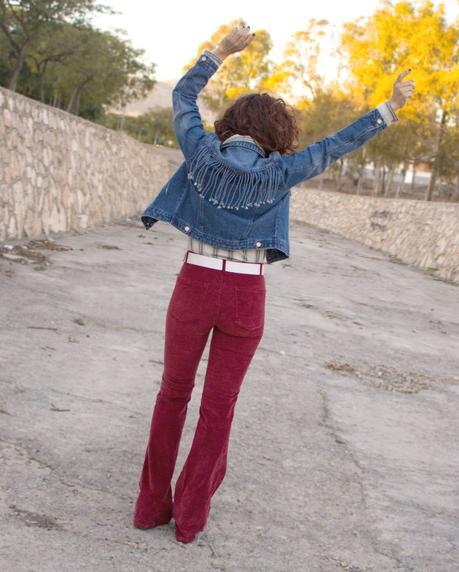 melage_boutique_fashion_blog_de_moda_melange_boutique_fashion_blog_moda_retro_outfit_dezzal_chaqueta_flecos_pantalon_campana_pullandbear_rayban_asos_como_hacer_un _look_estilo_setentero