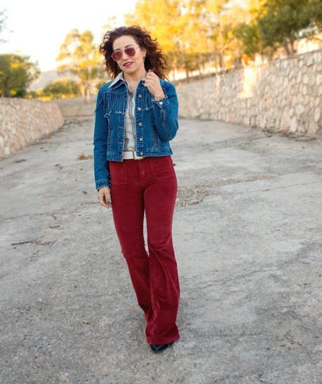 melage_boutique_fashion_blog_de_moda_melange_boutique_fashion_blog_moda_retro_outfit_dezzal_chaqueta_flecos_pantalon_campana_pullandbear_rayban_asos_como_hacer_un _look_estilo_setentero