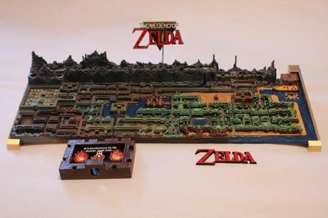 Imprimen en 3D el mapa original de The Legend of Zelda