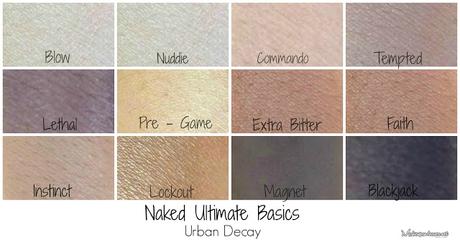 Naked Ultimate Basics de Urban Decay . Review y Swatches .
