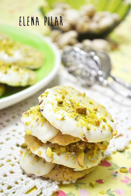 Galletas de pistacho y cardamomo