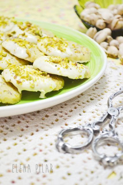 Galletas de pistacho y cardamomo