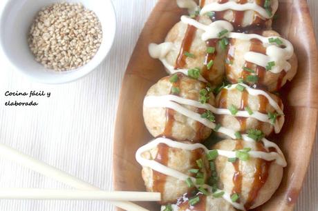 TAKOYAKI (BOLITAS DE PULPO, RECETA JAPONESA)