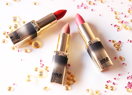 Barras de labios Gold Obsession de L´Oréal