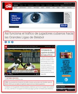 CNN culpa a Cuba sobre red de tráfico de peloteros cubanos hacia las MLB