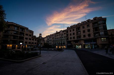 Anochece en Salamanca
