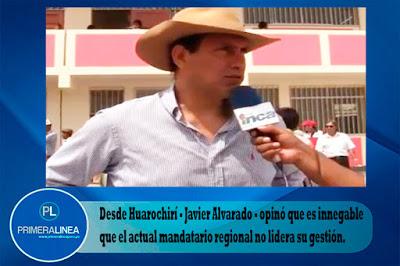 Javier Alvarado: LA FALTA DE OBRAS ES POR CANSANCIO O LIDERAZGO DE NELSON CHUI…?