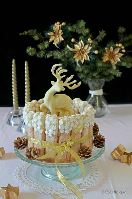 coffee-cheesecake, christmas-charlotte, pastel-de-queso-de-navidad